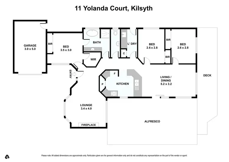 Floorplan of Homely house listing, 11 Yolanda Court, Kilsyth VIC 3137