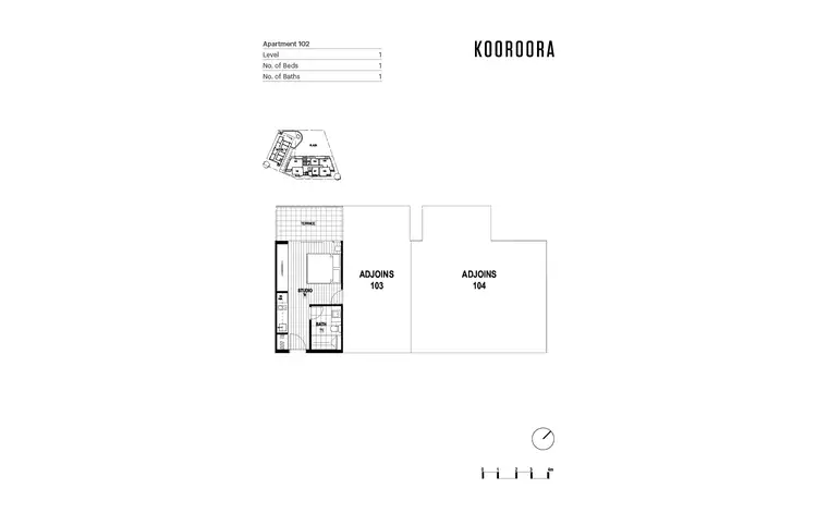 Floorplan of Homely apartment listing, 102/2-4 The Avenue, Mount Buller VIC 3723