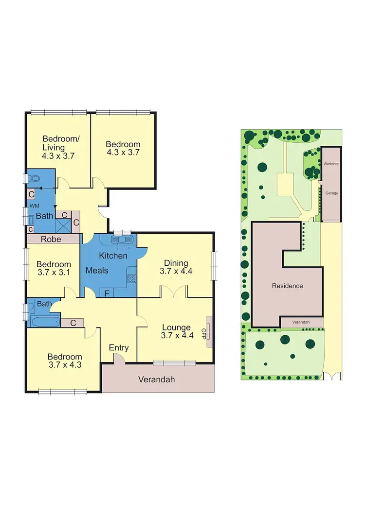 Floorplan of Homely house listing, 12 Steele Street, Caulfield South VIC 3162