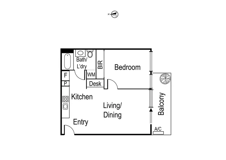 Floorplan of Homely apartment listing, 706/120 Burgundy Street, Heidelberg VIC 3084