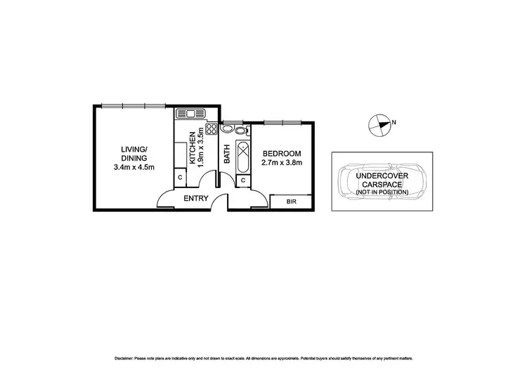 Floorplan of Homely apartment listing, 8/50 Trevelyan Street, Elsternwick VIC 3185