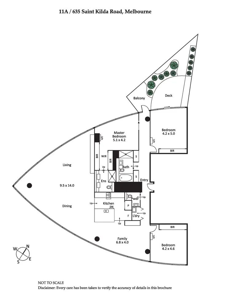 Floorplan of Homely apartment listing, 11A/635 St Kilda Road, Melbourne VIC 3004