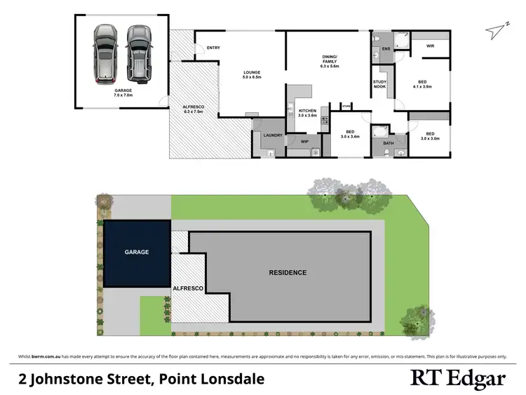 Floorplan of Homely house listing, 2 Johnstone Street, Point Lonsdale VIC 3225