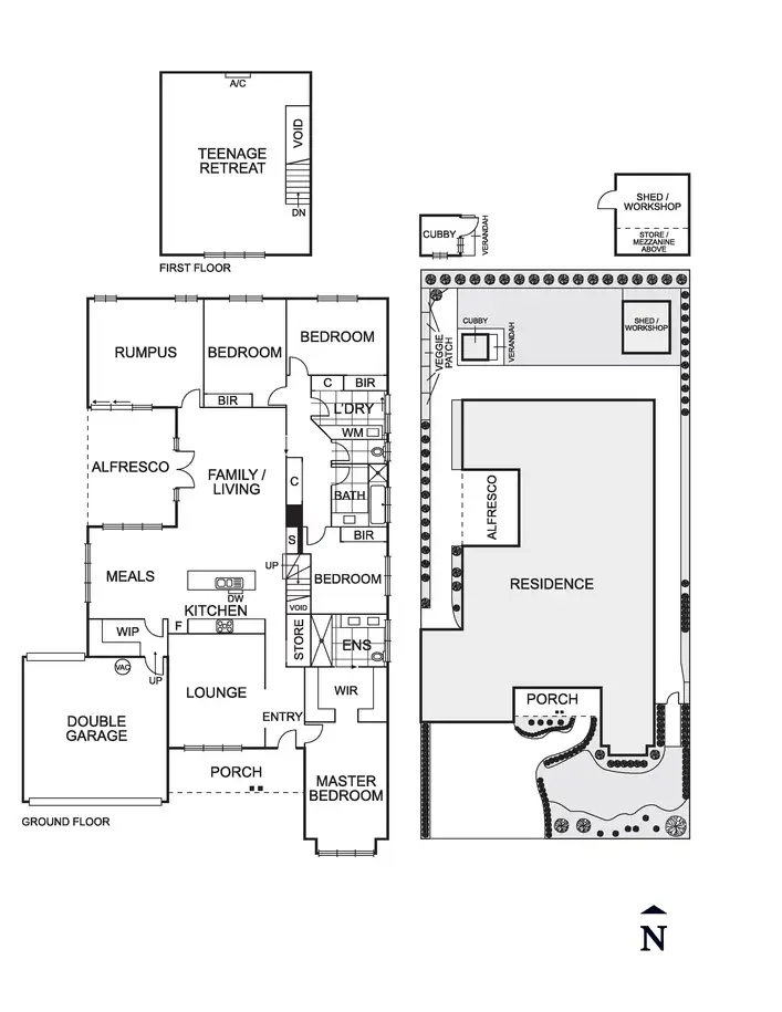 Floorplan of Homely house listing, 241 Cookes Road, Doreen VIC 3754