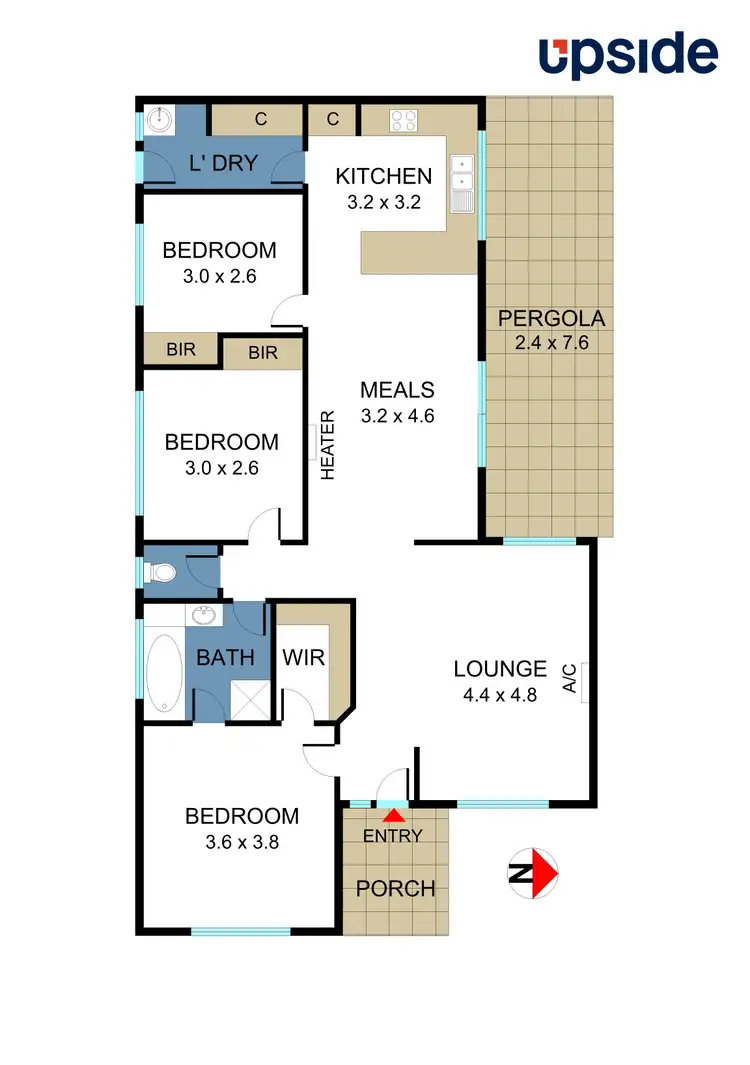 Floorplan of Homely house listing, 19 Rundle Drive, Carrum Downs VIC 3201