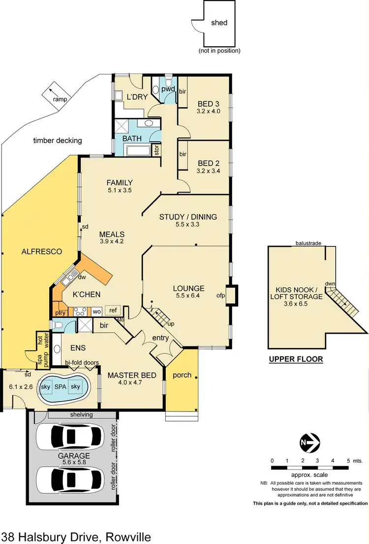 Floorplan of Homely house listing, 38 Halsbury Drive, Rowville VIC 3178