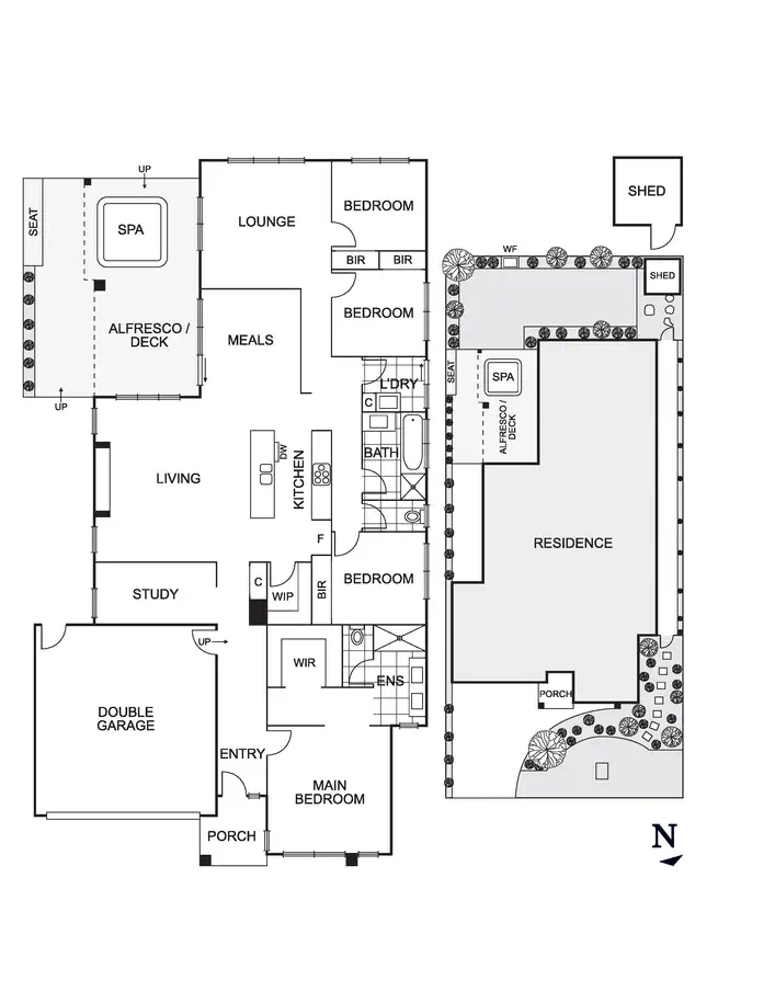 Floorplan of Homely house listing, 7 Fossilstone Avenue, Doreen VIC 3754