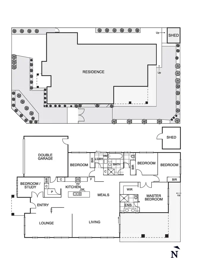 Floorplan of Homely house listing, 100 Laurimar Boulevard, Doreen VIC 3754