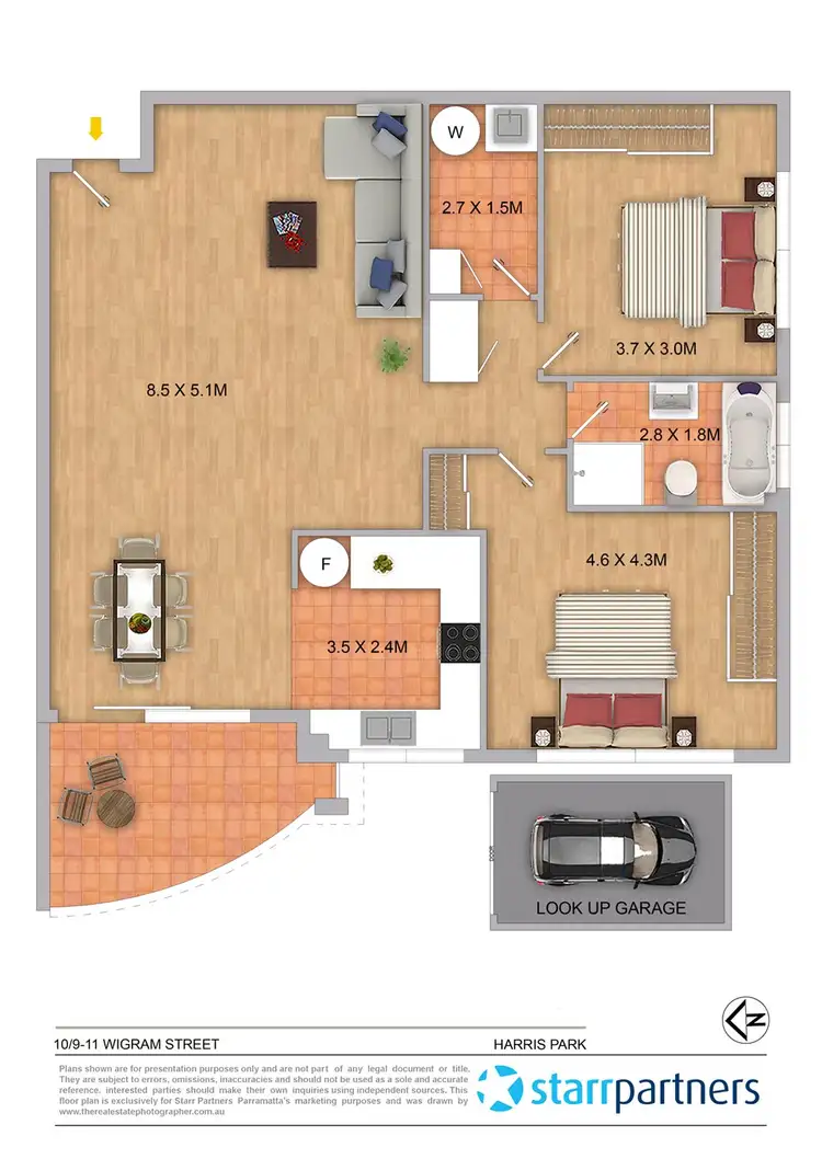 Floorplan of Homely apartment listing, 10/9-11 Wigram Street, Harris Park NSW 2150