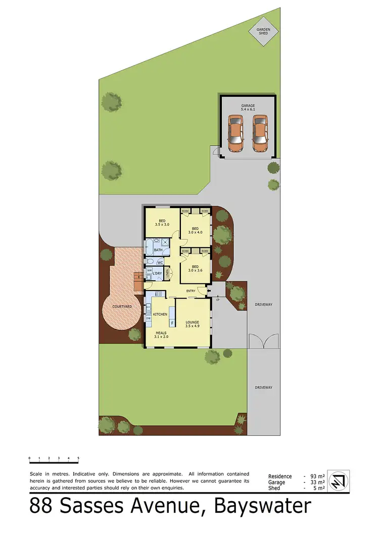 Floorplan of Homely house listing, 88 Sasses Avenue, Bayswater VIC 3153