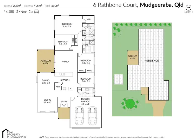 Floorplan of Homely house listing, 6 Rathbone Court, Mudgeeraba QLD 4213