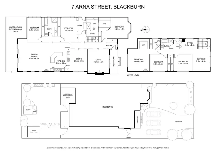 Floorplan of Homely house listing, 7 Arna Street, Blackburn VIC 3130