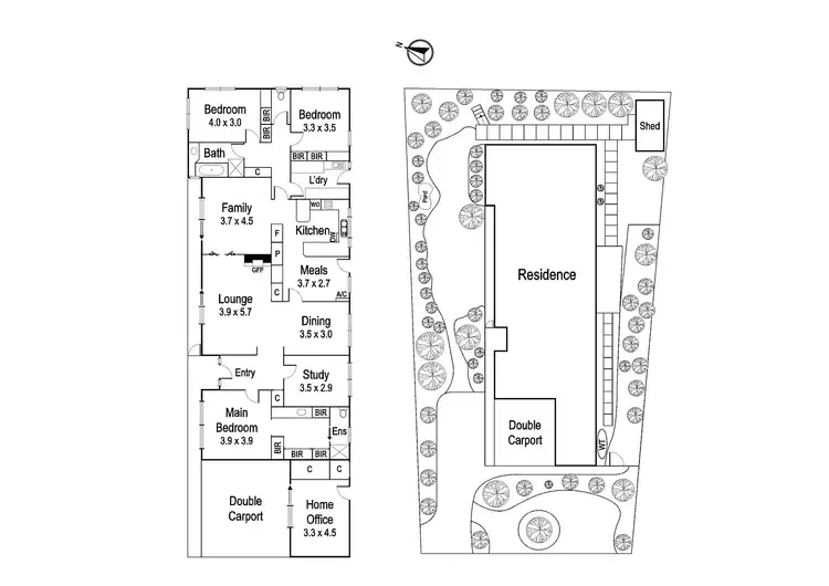 Floorplan of Homely house listing, 21 Stanton Crescent, Rosanna VIC 3084