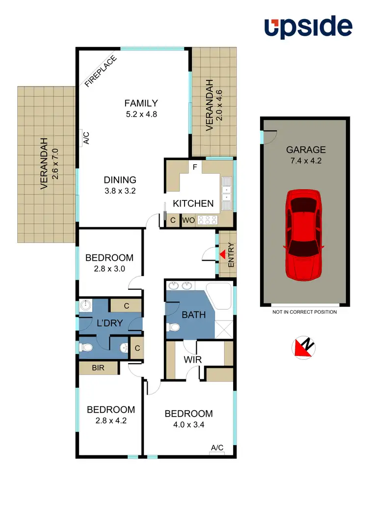 Floorplan of Homely house listing, 13 Deanswood  Close, Wantirna South VIC 3152