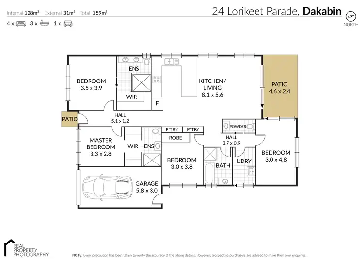 Floorplan of Homely house listing, 24 Lorikeet Parade, Dakabin QLD 4503