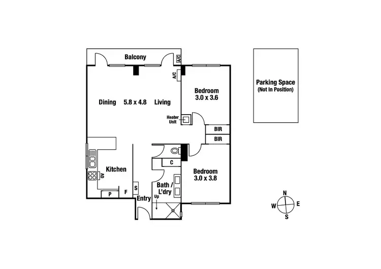 Floorplan of Homely apartment listing, 35/41 Chapel Street, St Kilda VIC 3182