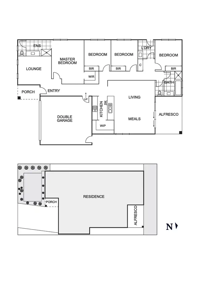 Floorplan of Homely house listing, 10 Sherwood Way, Doreen VIC 3754