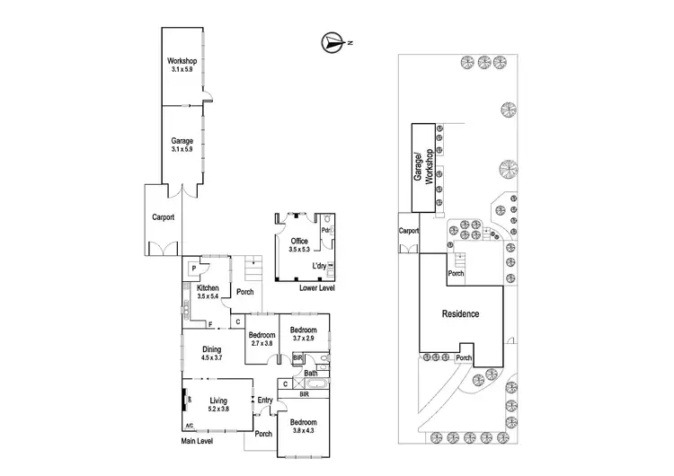 Floorplan of Homely house listing, 31 Coorie Crescent, Rosanna VIC 3084
