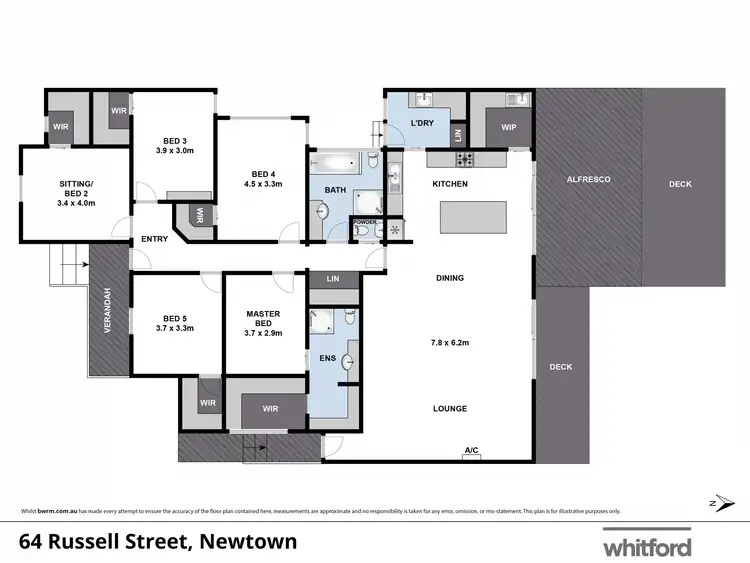 Floorplan of Homely house listing, 64 Russell Street, Newtown VIC 3220