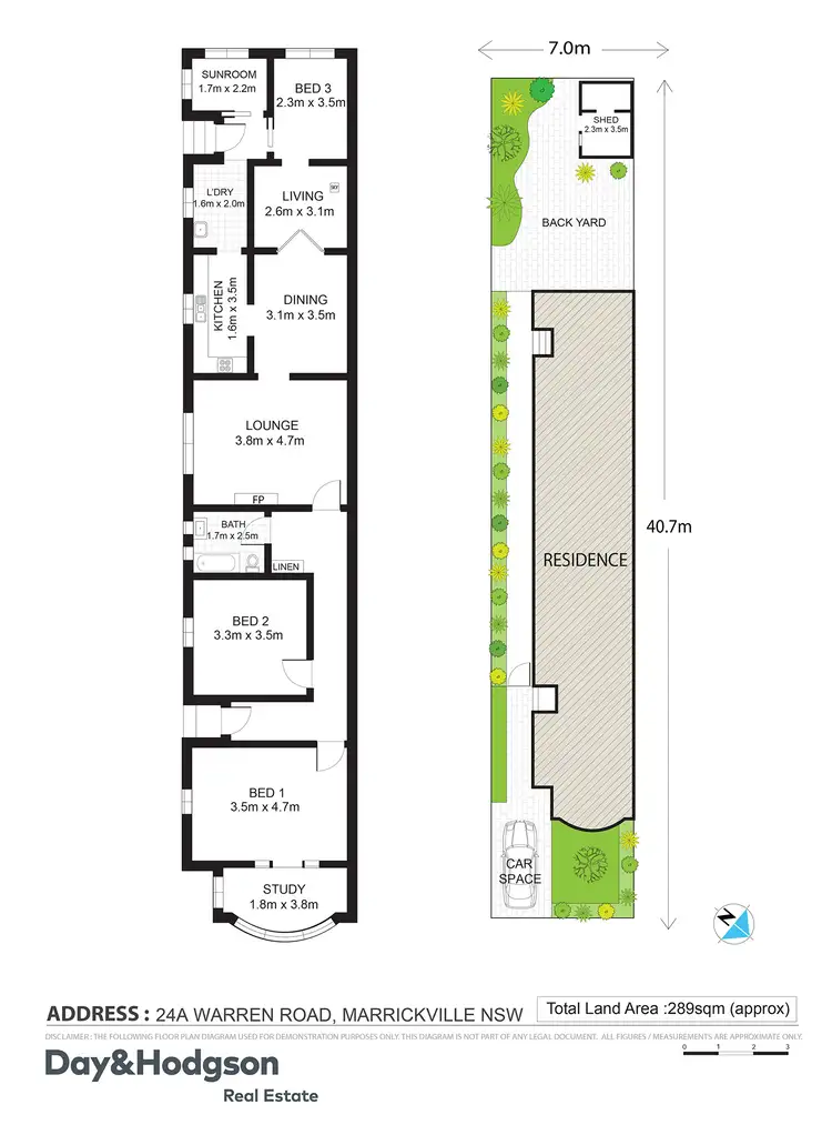 Floorplan of Homely house listing, 24a Warren  Road, Marrickville NSW 2204