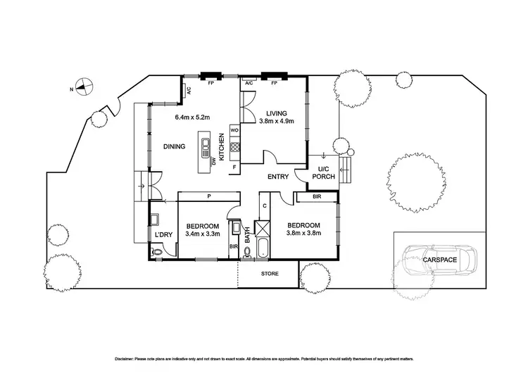 Floorplan of Homely unit listing, 1/25 Hopkins Street, Mckinnon VIC 3204