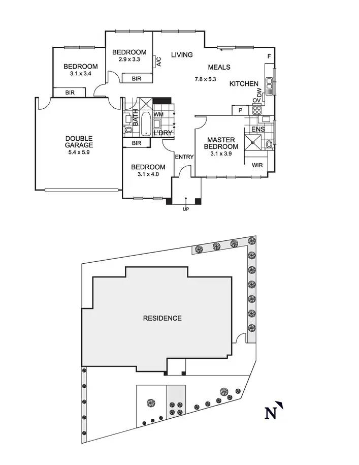 Floorplan of Homely house listing, 1 Thoresby Street, Doreen VIC 3754