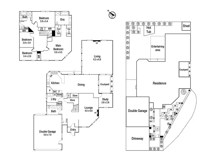 Floorplan of Homely house listing, 2 The Oaks, Ivanhoe East VIC 3079