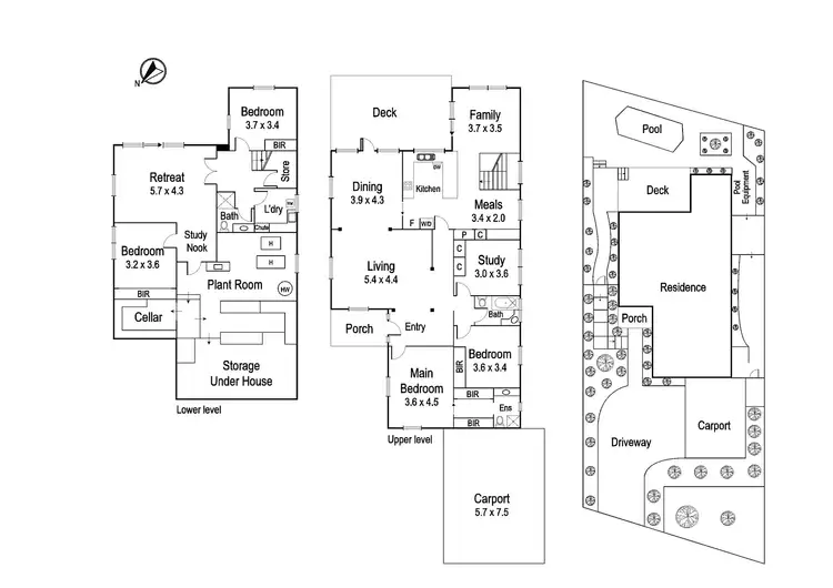 Floorplan of Homely house listing, 41 Streeton Crescent, Ivanhoe East VIC 3079