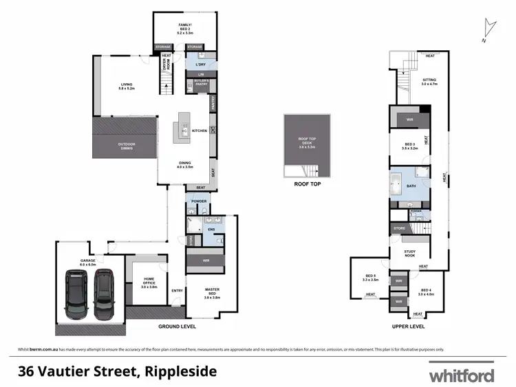 Floorplan of Homely house listing, 36 Vautier Street, Rippleside VIC 3215