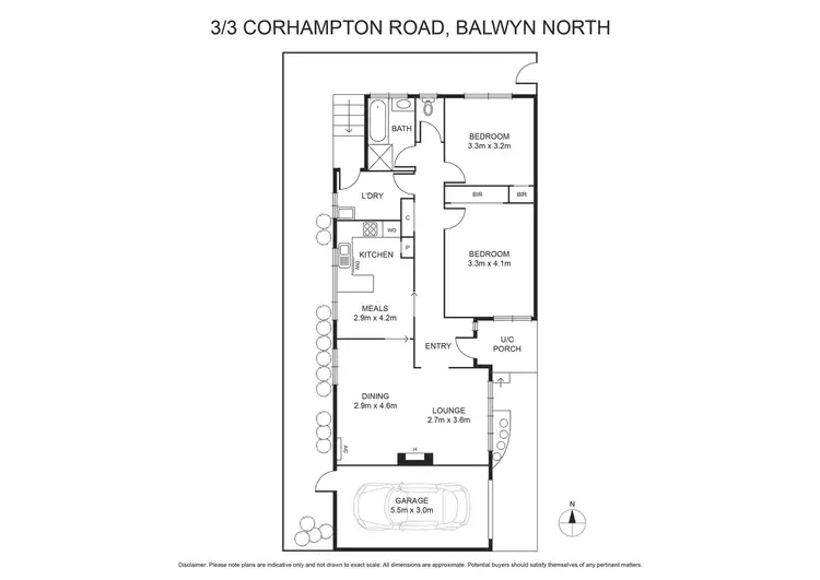 Floorplan of Homely villa listing, 3/3 Corhampton Road, Balwyn North VIC 3104