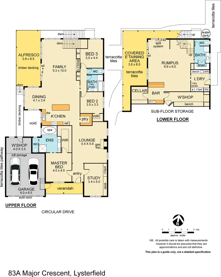 Floorplan of Homely house listing, 83A Major Crescent, Lysterfield VIC 3156