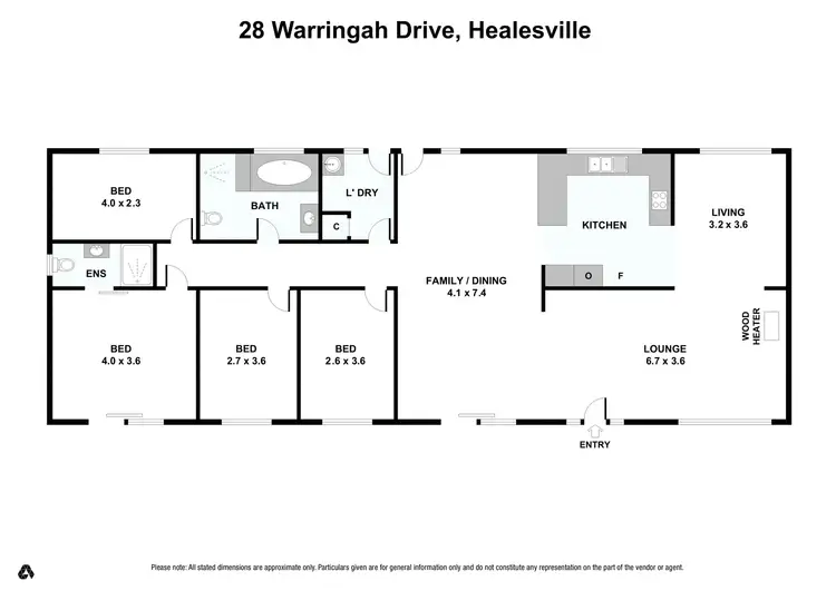 Floorplan of Homely house listing, 28 Warringah Drive, Healesville VIC 3777