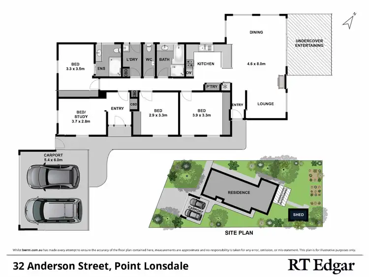 Floorplan of Homely house listing, 32 Anderson Street, Point Lonsdale VIC 3225