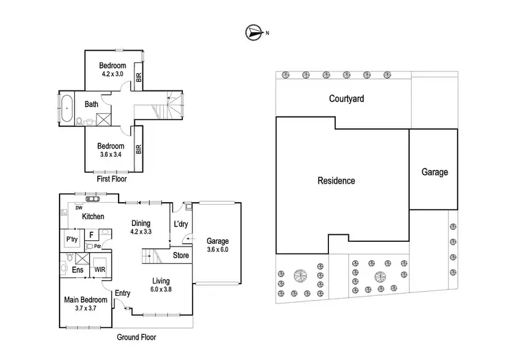 Floorplan of Homely house listing, 1 Lawson Parade, Heidelberg Heights VIC 3081