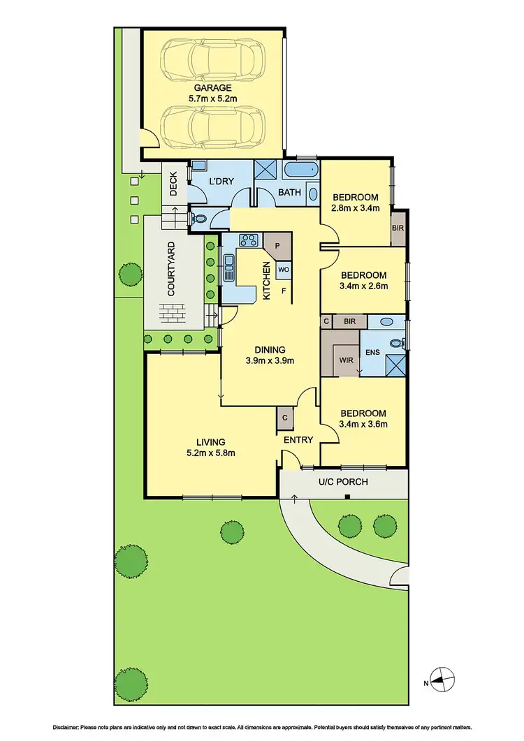 Floorplan of Homely townhouse listing, 1/11 Hillside Crescent, Blackburn VIC 3130
