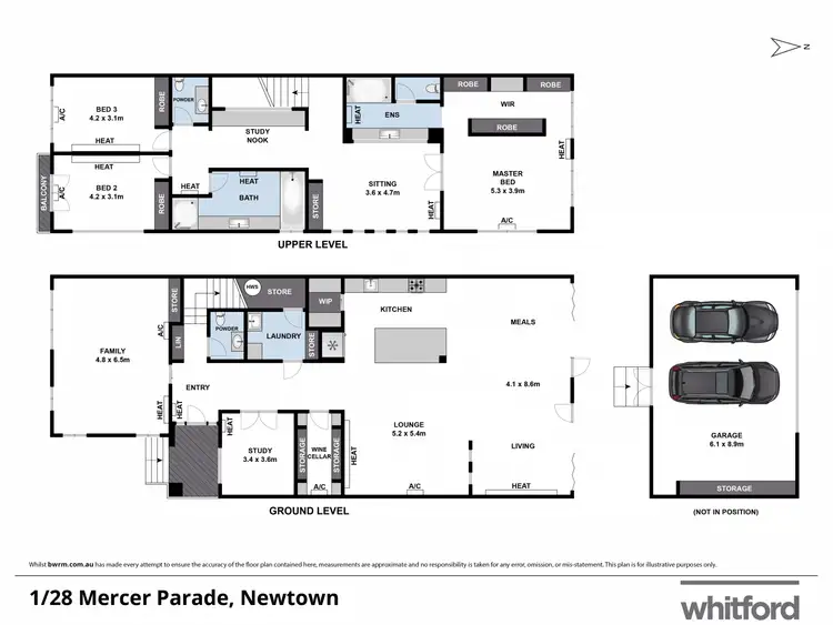 Floorplan of Homely house listing, 1/28 Mercer Parade, Newtown VIC 3220