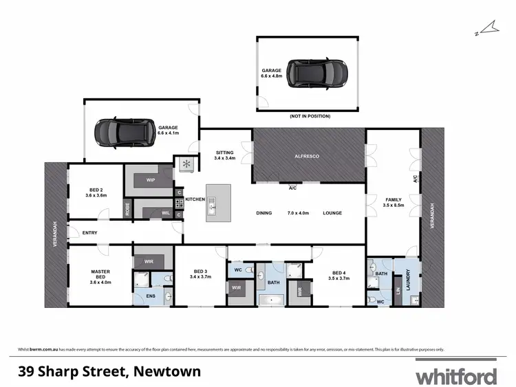 Floorplan of Homely house listing, 39 Sharp Street, Newtown VIC 3220