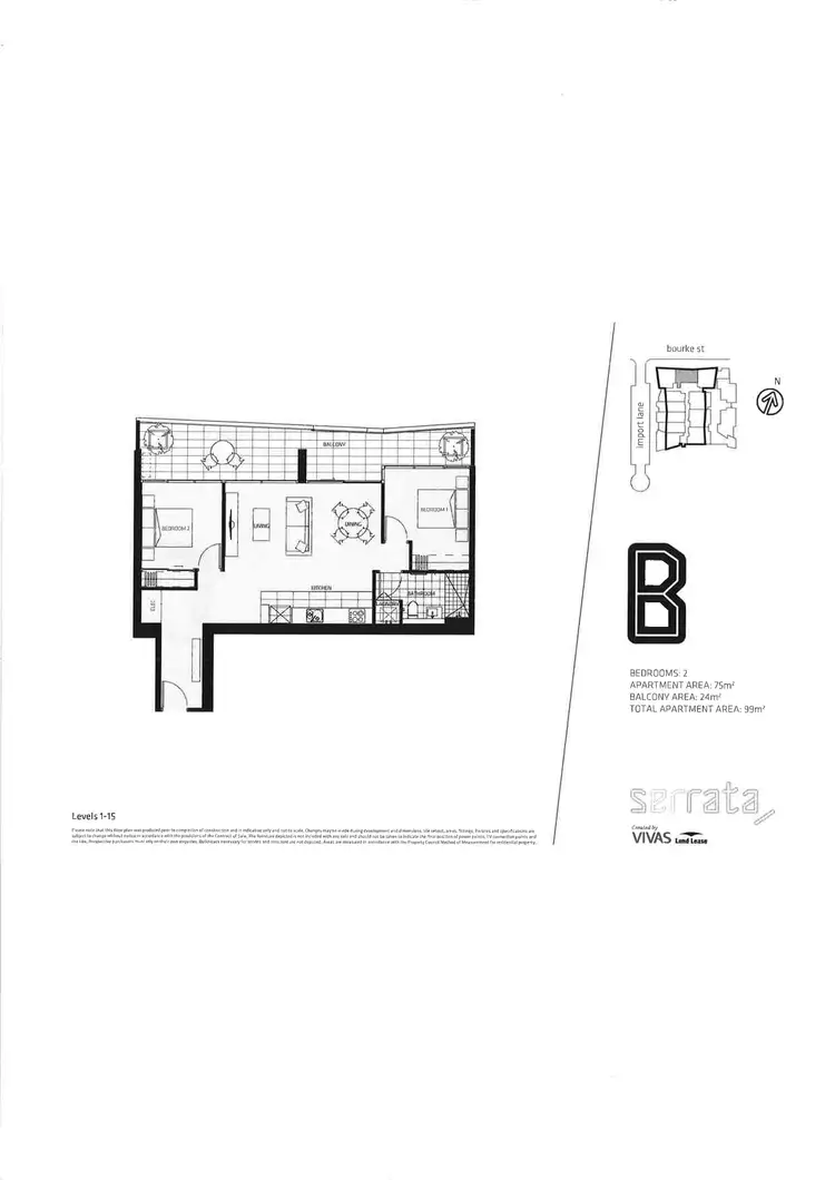 Floorplan of Homely apartment listing, 902/815 Bourke Street, Docklands VIC 3008