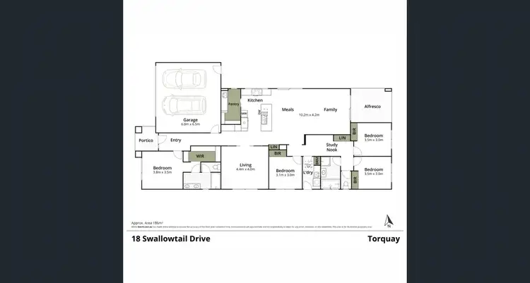 Floorplan of Homely house listing, 18 Swallowtail Drive, Torquay VIC 3228
