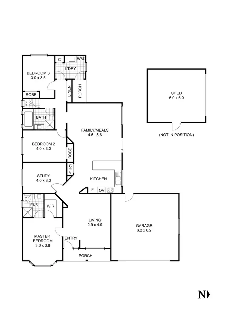 Floorplan of Homely house listing, 85 Donaldson Drive, Broadford VIC 3658