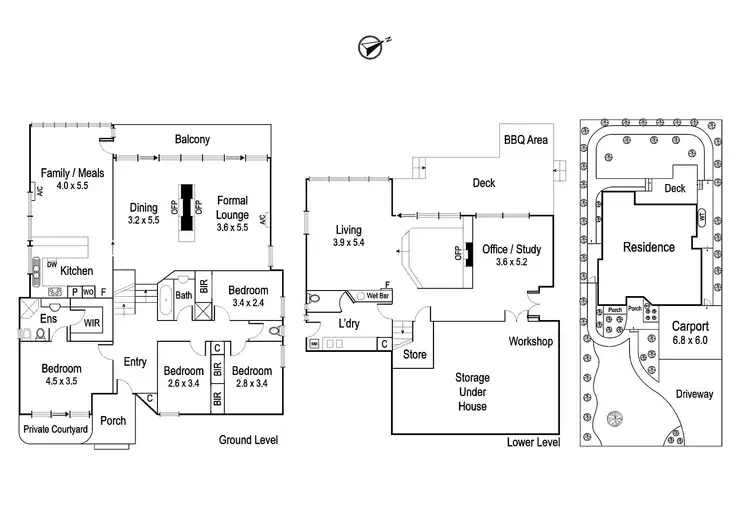 Floorplan of Homely house listing, 4 Kinlock Street, Macleod VIC 3085