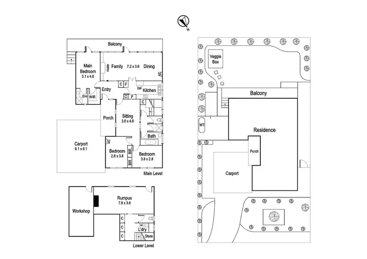 Floorplan of Homely house listing, 21 Fran Crescent, Viewbank VIC 3084