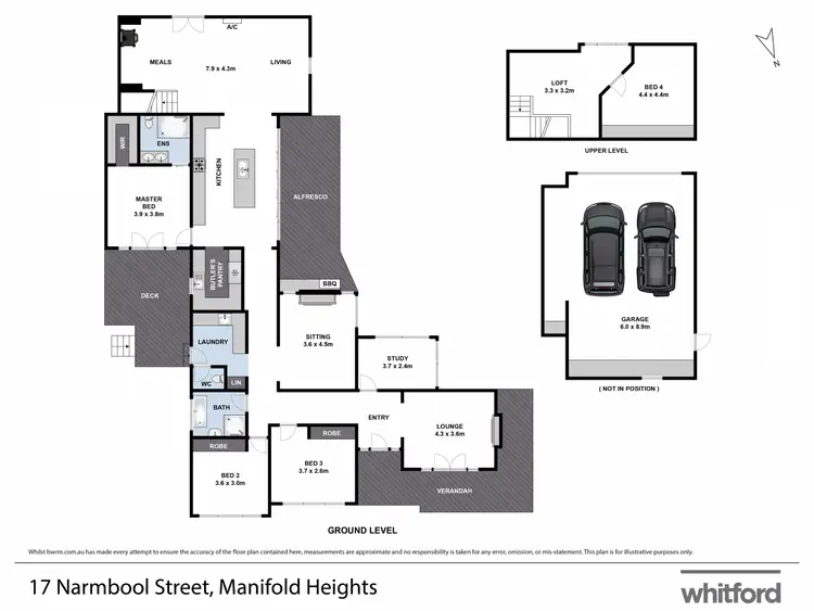 Floorplan of Homely house listing, 17 Narmbool Street, Manifold Heights VIC 3218