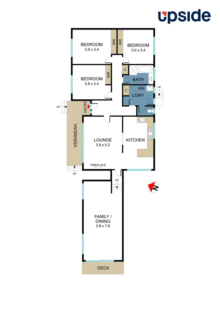 Floorplan of Homely house listing, 6 Kewarra Drive, Clifton Springs VIC 3222