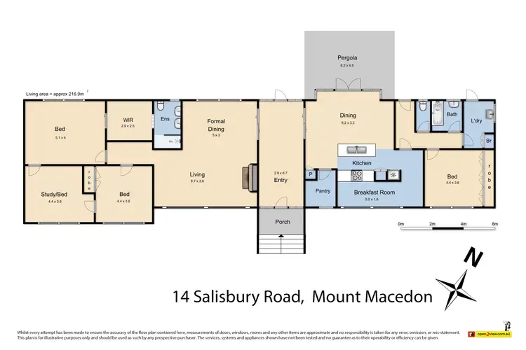 Floorplan of Homely house listing, 14 Salisbury Road, Mount Macedon VIC 3441