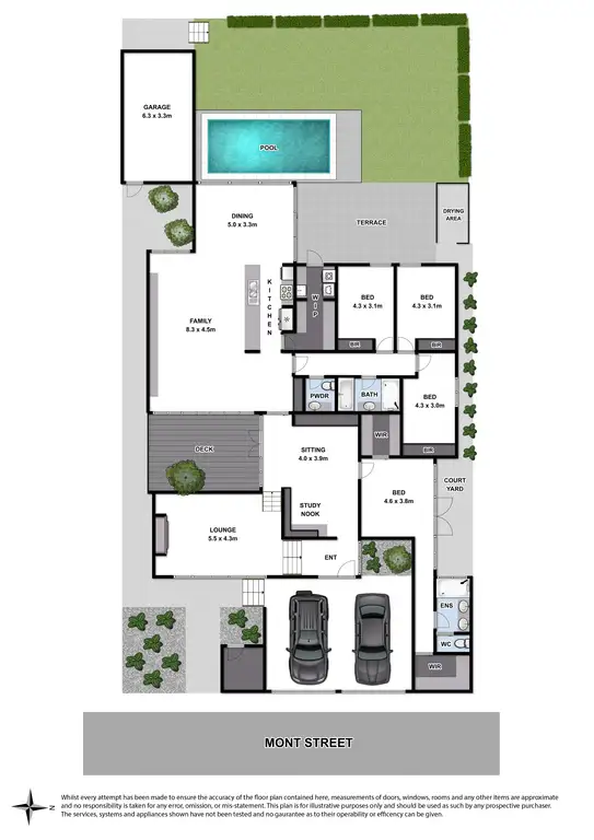 Floorplan of Homely house listing, 8 Mont Street, Newtown VIC 3220