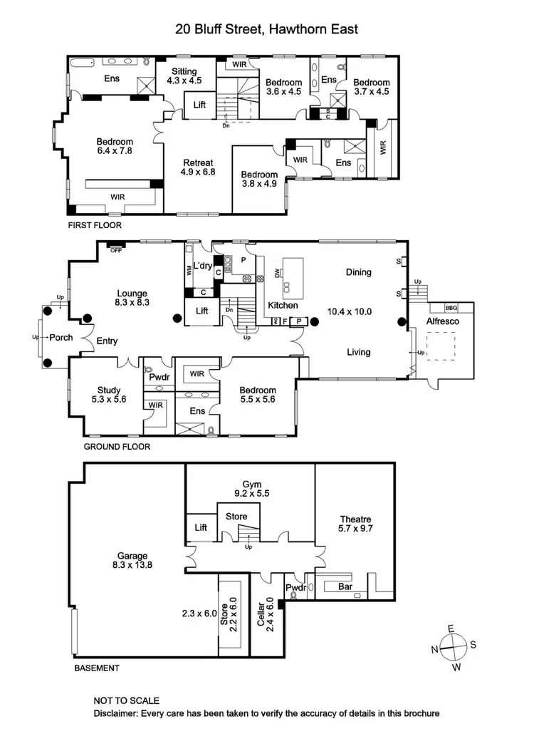 Floorplan of Homely house listing, 20 Bluff Street, Hawthorn East VIC 3123