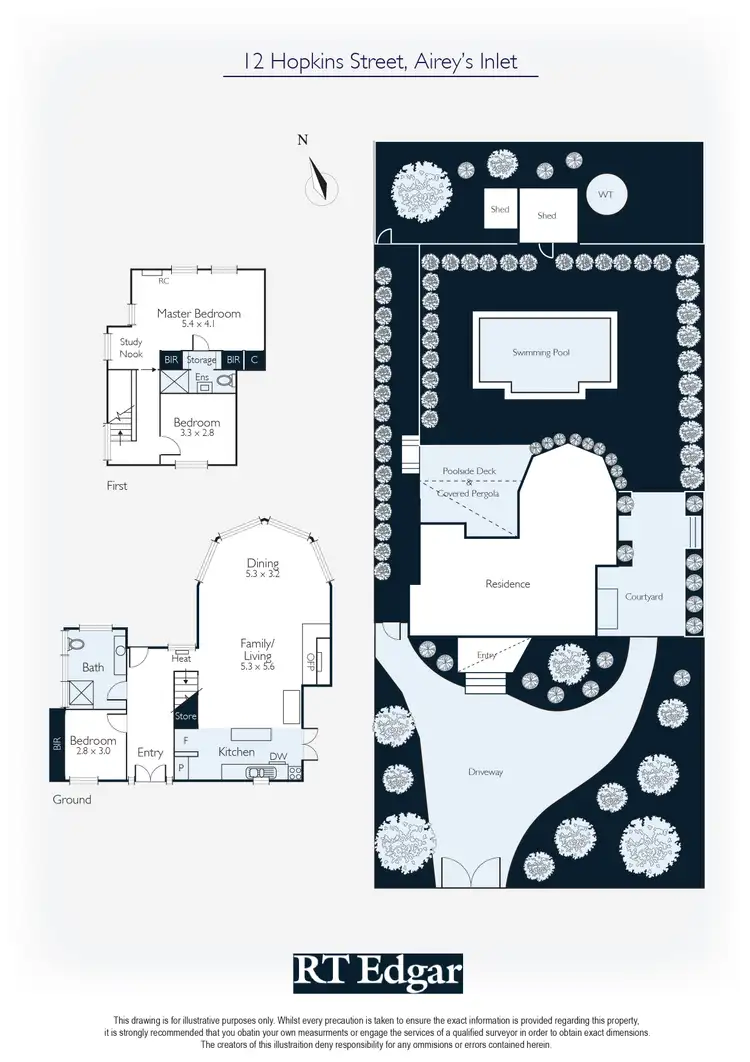 Floorplan of Homely house listing, 12 Hopkins Street, Aireys Inlet VIC 3231