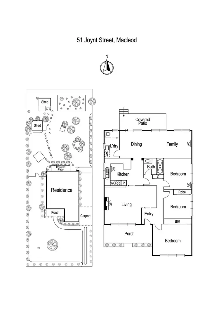 Floorplan of Homely house listing, 51 Joynt Street, Macleod VIC 3085