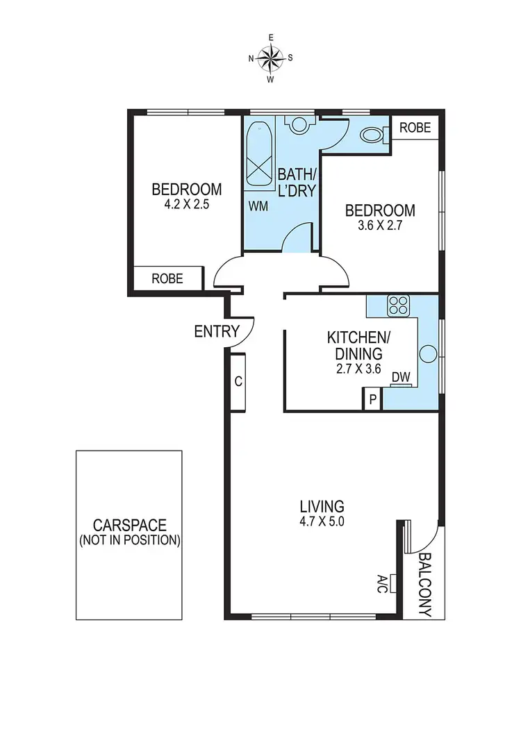 Floorplan of Homely apartment listing, 4/174 Murrumbeena Road, Murrumbeena VIC 3163